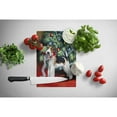 thumbnail image 2 of Carolines Treasures PPP3092LCB Fox Terrier Christmas Dear Santa Glass Cutting Board Large, 12H x 16W, multicolor, 2 of 2