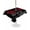 Red, variant on Outdoor Tablecloth with Umbrella Hole for Patio/Picnic/Party/Camping, Buffalo Plaid Paw Waterproof Table Cloth Rectangle Table Cover Washable, Cute Cats Pets Pawprints Black (60"x 120")