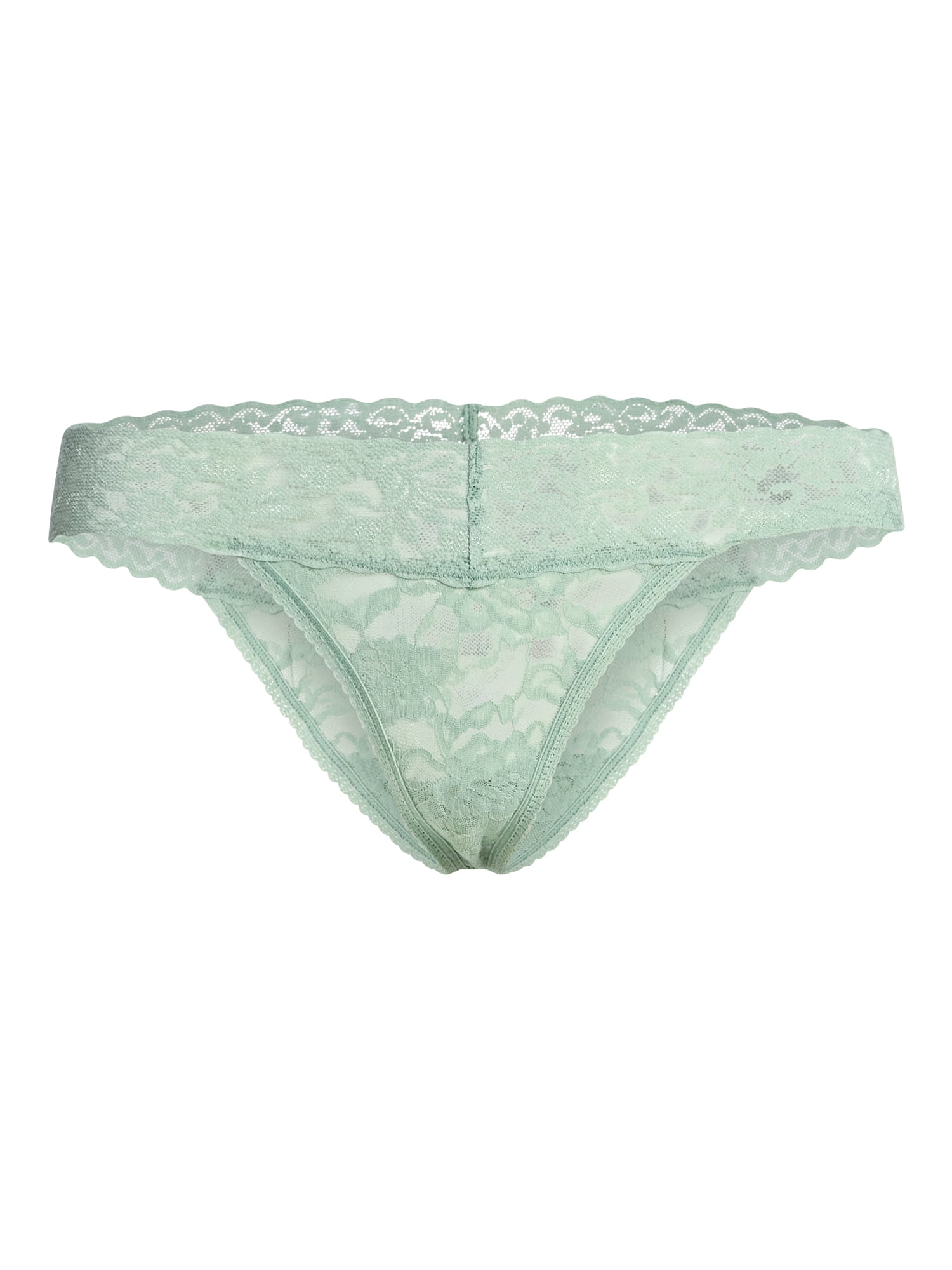 Joyspun Women's Lace Thong Panties, 3-Pack, Sizes XS-3XL