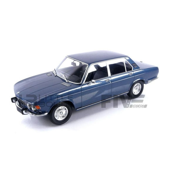 1968 BMW 2500 Blue Metallic Limited Edition to 504 pieces Worldwide 1/18 Diecast Model Car by Minichamps