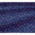 thumbnail image 5 of oneOone Viscose Jersey Fabric Triangle Block Print Sewing Fabric BTY 60 Inch Wide, 5 of 5