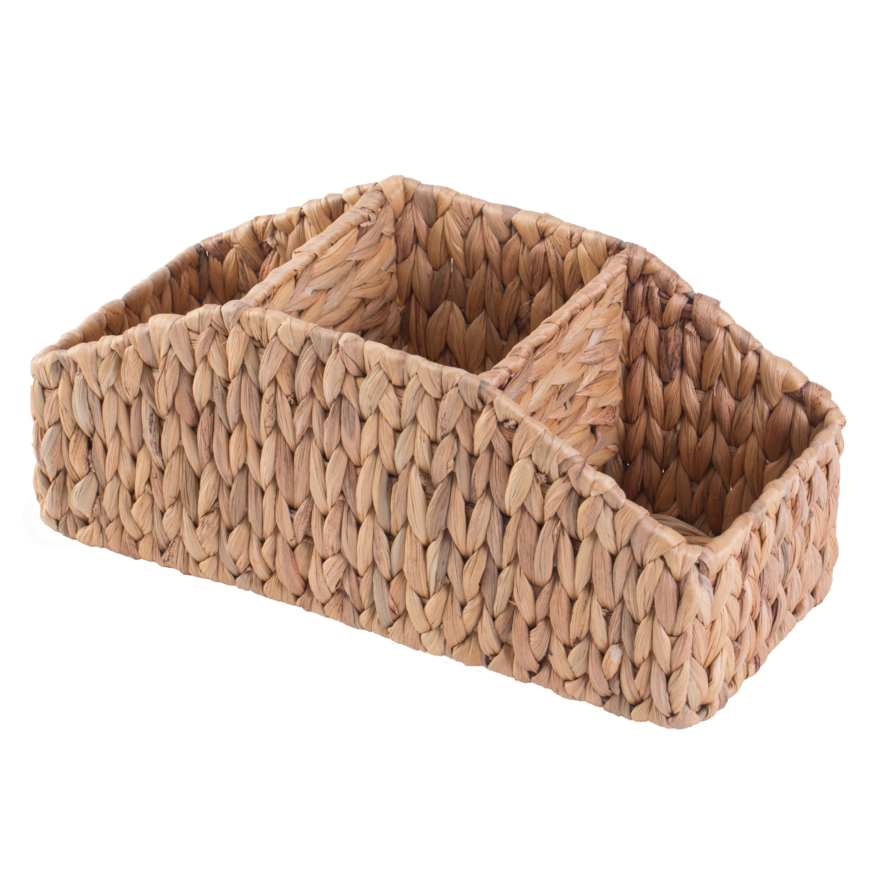 Natural Water Hyacinth Storage Organizer Caddy