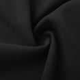 thumbnail image 7 of BXINGOHAI Womens Collared V Neck 3/4 Sleeve Shirts Business Casual Tops Loose Work Blouses Black,L, 7 of 7