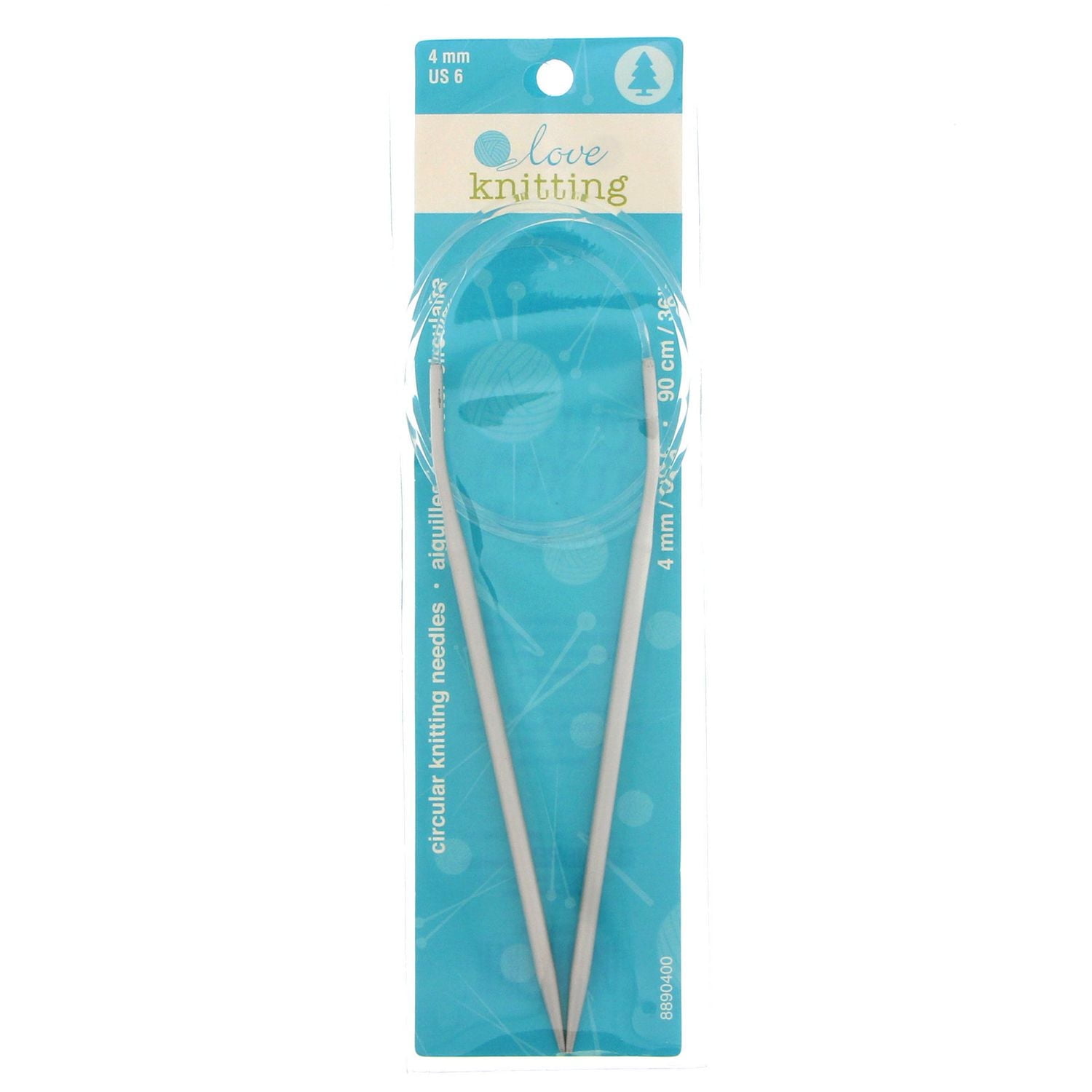 Love Knitting 36" Circular Knitting Needles, Sizes 4.0 - 10.0 mm