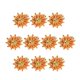 thumbnail image 1 of 10 piezas de vajilla de hotel DENGXMXG forma de abeja y flor anillo para servilletas, 1 of 5