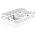 thumbnail image 4 of OnDisplay 8pc Interlocking Drawer Organization System - White, 4 of 7