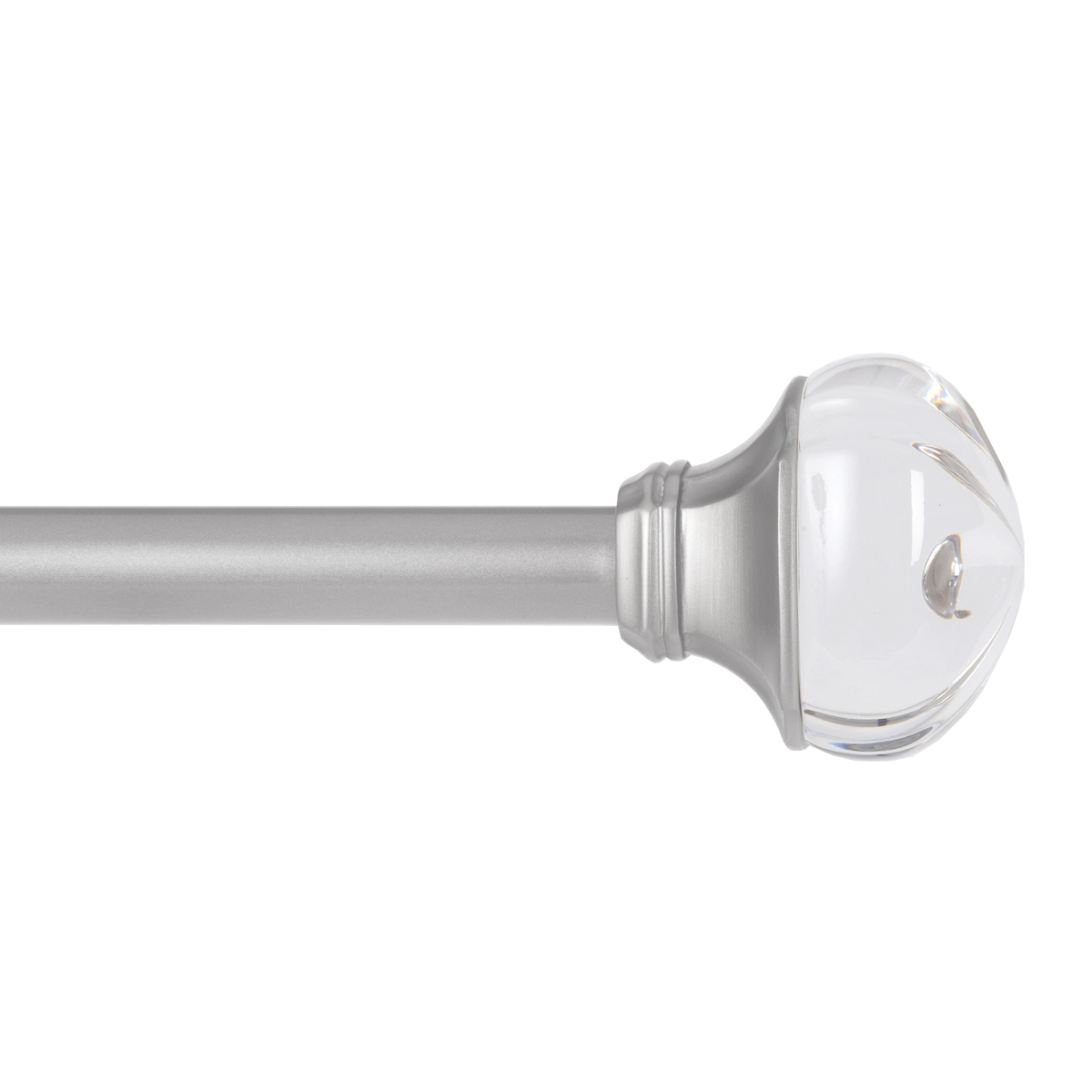 Mainstays 28-48 in. Grayson Adjustable Petite Cafe Curtain Rod, 1/2 in. Diameter