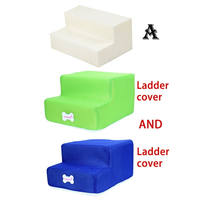 TIMIFIS Dog Pet Stairs Steps New 2 Steps Mesh Pet Non-slip Bottom Stairs And Ladder Cover CombinationFall/Winter