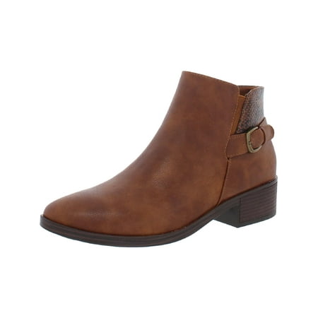 

Baretraps Womens Marconi Faux Leather Snake Print Booties