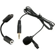 Movo GM100 Lavalier Lapel Clip-on Omnidirectional Condenser Microphone for GoPro