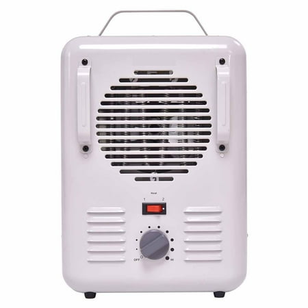 Topbuy 1500W Milk House tility Heater Portable Space Heater Thermostat Room Air