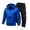 Blue, variant on Men's Suits Product Title Spring and Autumn Punching Jacket Coat Casual Men Hooded Solid Color Men Jacket Outdoor Sports Set Navy L