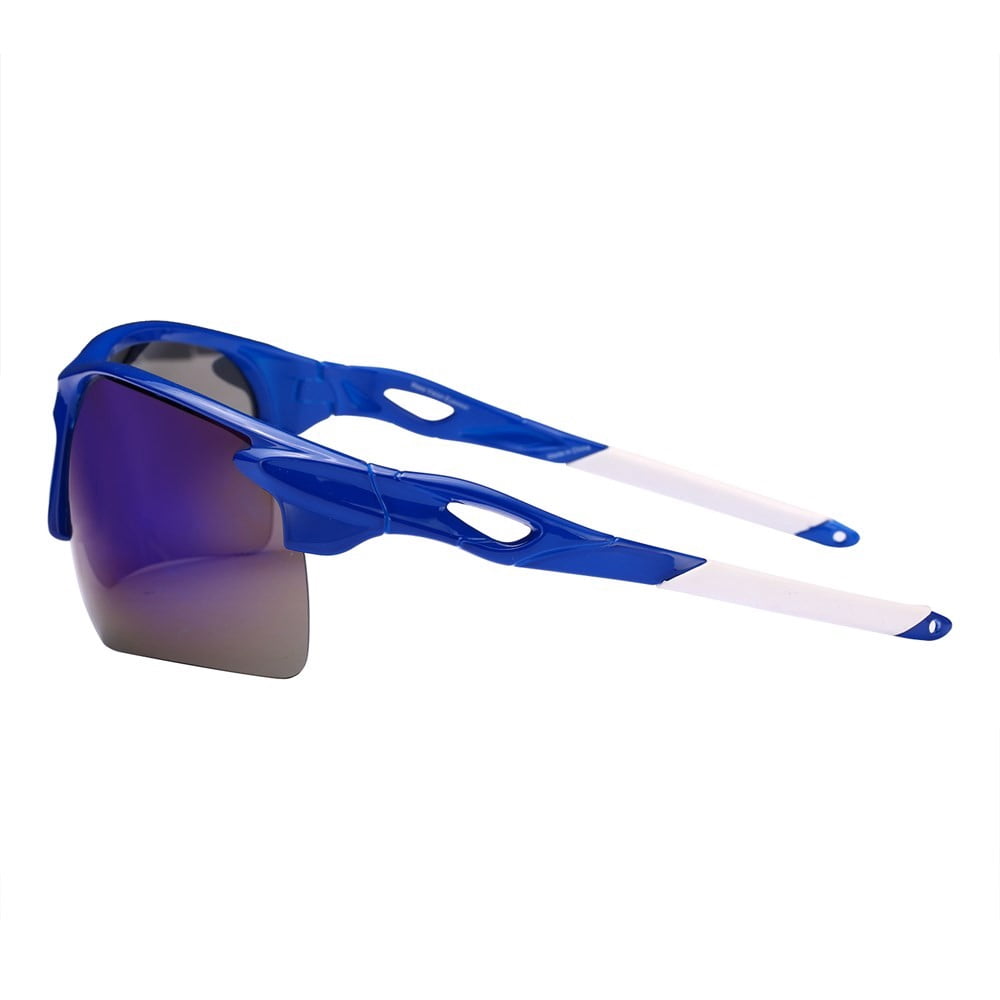 2 Pair of Extra Large Polarized Sport Wrap Sunglasses for Men with Big Heads