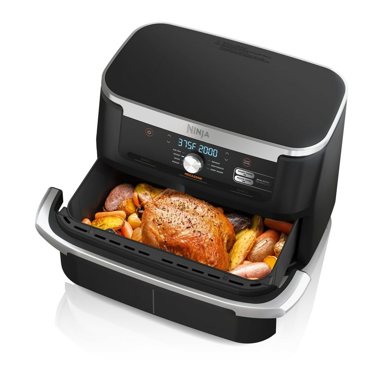 fudesan Ninja Foodi DualZone FlexBasket Air Fryer, 11-qt MegaZone, Family