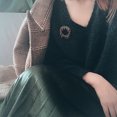thumbnail image 2 of 1Pc Rétro Vernis Cuit Broche de Style Branche Canneberge Perle Naturelle Épingle à Seins Femmes Collier Broche Bijoux, 2 of 8