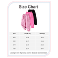 thumbnail image 2 of Little Girls Clothes Girls Pants Kids 3-Pack Joggers Girls Cargo Casual Elastic Waist Pants for Girls 4T 5T Size 6 7 8 Black Pink, 2 of 8