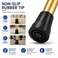 thumbnail image 5 of Folding Cane for Men & Women, Adjustable Height Lightweight Aluminum Walking Stick with Ergonomic Handle & Non-Slip Tip, Collapsible Travel Cane for Seniors, Elderly & Injured, 5 of 9