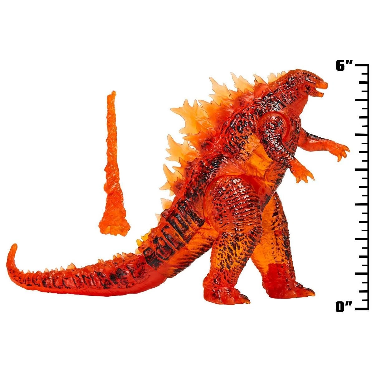 Monsterverse Godzilla Burning Godzilla Legendary Action Figure, 6 inch