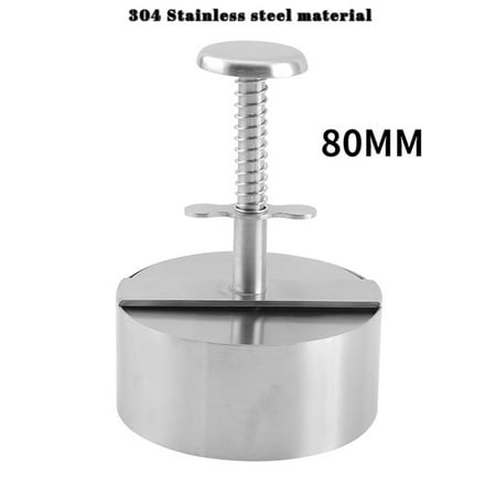 

Hamburger Press Burger Patty Maker 304 Stainless Steel Pork Beef Burgers Manual Press Mold for Grill Griddle Meat Tool