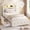 White&Twin Size, variant on Pink Bed Frame Twin Upholstered Princess Beds with Bookcase Headboard and 2 Storage Drawers for Girls, Diamond Tufted Velvet Platform Twin Bed Frame with LED Lights & Charging Stations