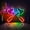 Color Flow Effect (76 modes), variant on Axe Led Light Box, Dimmable Neon-Like Light Signs USB Power for Wall Decor Bedroom Decoration, Static Light (WxH) 8"x7"