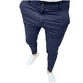 thumbnail image 3 of Styesk Pantalon Homme Été Jambe Droite Quotidien Mince Décontracté Business, 3 of 6