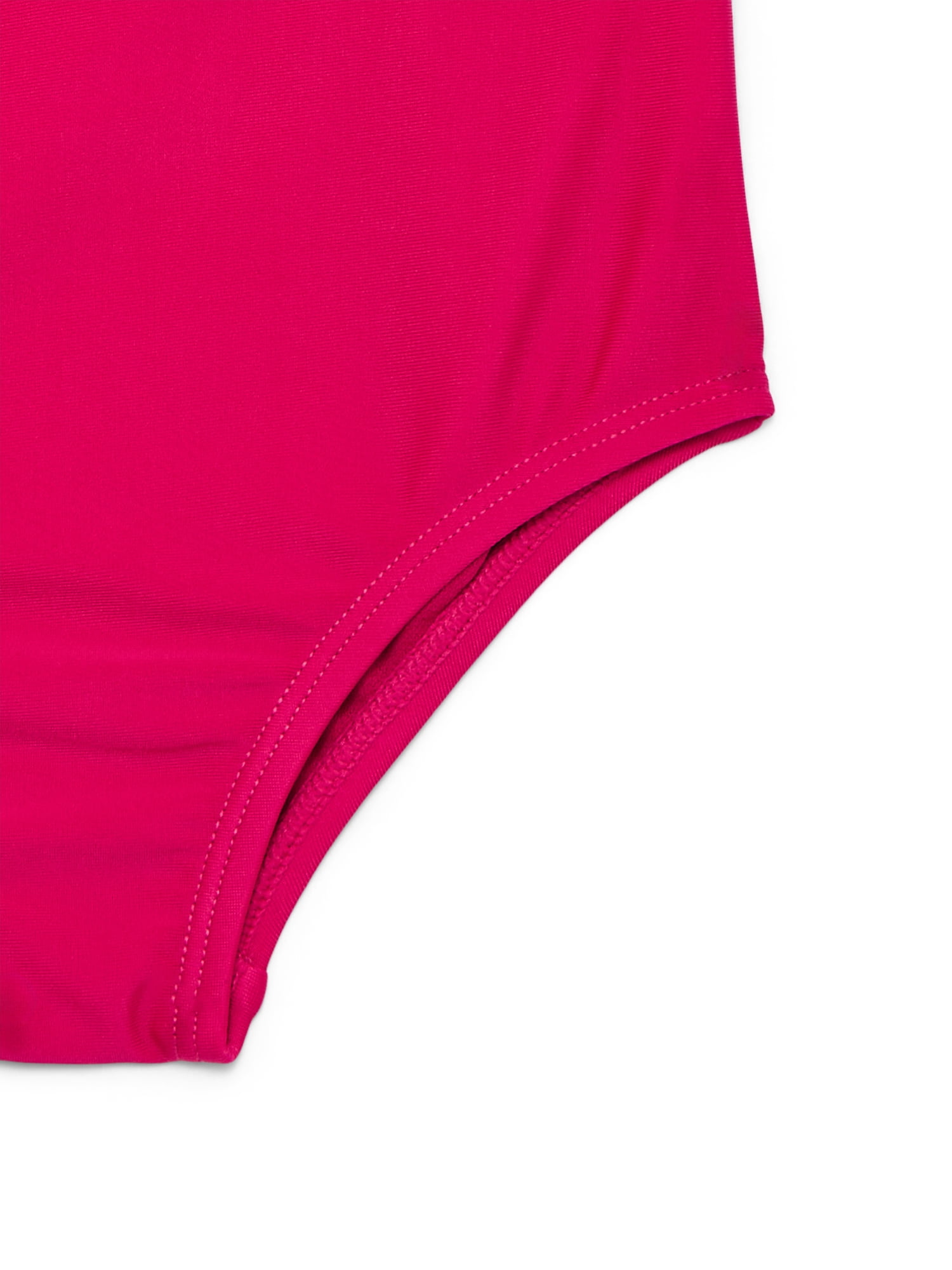 Wonder Nation Toddler Girl Ric- Rac Ruffle One- Piece Swimsuit, Sizes 12M-5T