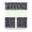 White-120, variant on Gothic Celestial Kitchen Curtains Set with Moon and Stars 3-Piece Tier and Valance Set Rod Pocket Mystical Dark Aesthetic Curtains for Astral Window Decor