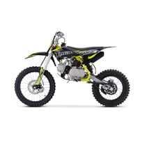 Trailmaster TM24 Dirt Bike 125cc 17 Inch Front Tire, 32.7 Inch seat Height semi-auto 4 Speed (Green)