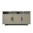 thumbnail image 5 of Twin Star Home TV Stand with Fabric Doors for TVs up to 60", Fairfax Oak, 5 of 8