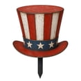thumbnail image 2 of 4th of July Decoration Metal Yard Stake, 12" Outdoor Garden Decor Rustproof Metal Ornament for Patio Front Porch Flag Memorial Day Veterans Day Holiday Decorations, 2 of 8