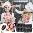 thumbnail image 2 of Agiferg Birthday Gift 6 Pirate Skull Ice Lattice Skull Baking Cake 3D Three-dimensional, 2 of 9