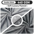 thumbnail image 4 of Manta impermeable LOOBANI, reversible, de franela suave, tamaño king, 4 of 9