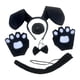 thumbnail image 3 of Diadema con orejas de perro y pajarita de cola, accesorios para el pelo de la nariz para perros, accesorios para disfraces Negro sin vestido Jinwen Diadema de cola de disfraz, 3 of 8