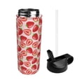 thumbnail image 2 of Pofeuu Cute Strawberry Print 18oz Sports Insulated Kettle, Sports Bottle Water Bottles For Men Women For Gym Hiking Camping Running Mountain Bike Outdoor Sports, 2 of 8