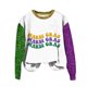 thumbnail image 2 of Gibobby Divertidas Sudaderas Camisa de para mujer, sudadera, camisa de día de fiesta de , Top informal de manga larga (Blanco, XL), 2 of 5