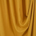 thumbnail image 2 of 3S Brother's Pinch Pleated Linen Texture Drapes Home Décor Single Panel Custom Made Window Curtains - Made in Turkey - M-Yellow ( 52" W x 120" L ), 2 of 3