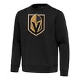 thumbnail image 2 of Men's Antigua Black Vegas Golden Knights Relevant Lightweight Pullover Sweatshirt, 2 of 3