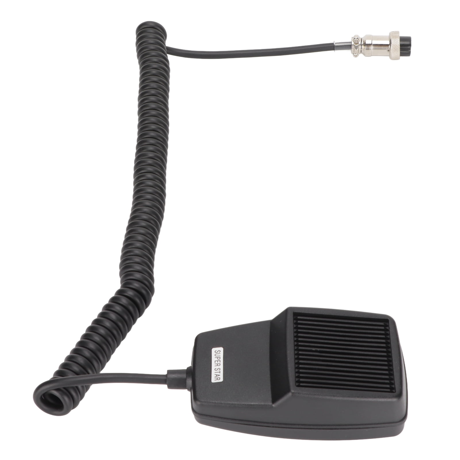 Mic DM-507-4 Stock Microphone Replacement 4 Pin Black CB Mic
