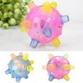 thumbnail image 4 of Carroterr Jumping Flashing Dog Ball LED For Pets Dogs Toys Joggle Vibrating Color W1N8, 4 of 9