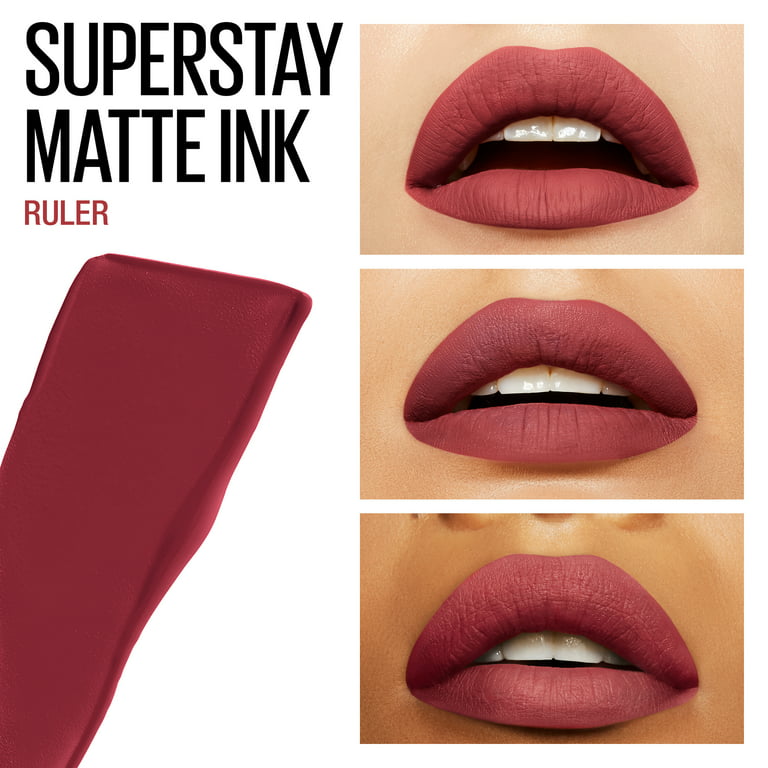 Memoriseren Moeras Onrustig Maybelline Super Stay Matte Ink Un nude Liquid Lipstick, Ruler - Walmart.com