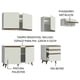 thumbnail image 4 of Cocina Integral Completa Modular Madesa Reims 250cm BB, 4 of 5