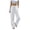 White(Great Pants), variant on ZHYou No Boundarie Linen Pants for Women Wide Leg Drawstring Stretchy Waist Casual Loose Fit Lightweight Trousers with Pockets,Dark Gray,Size 3XL