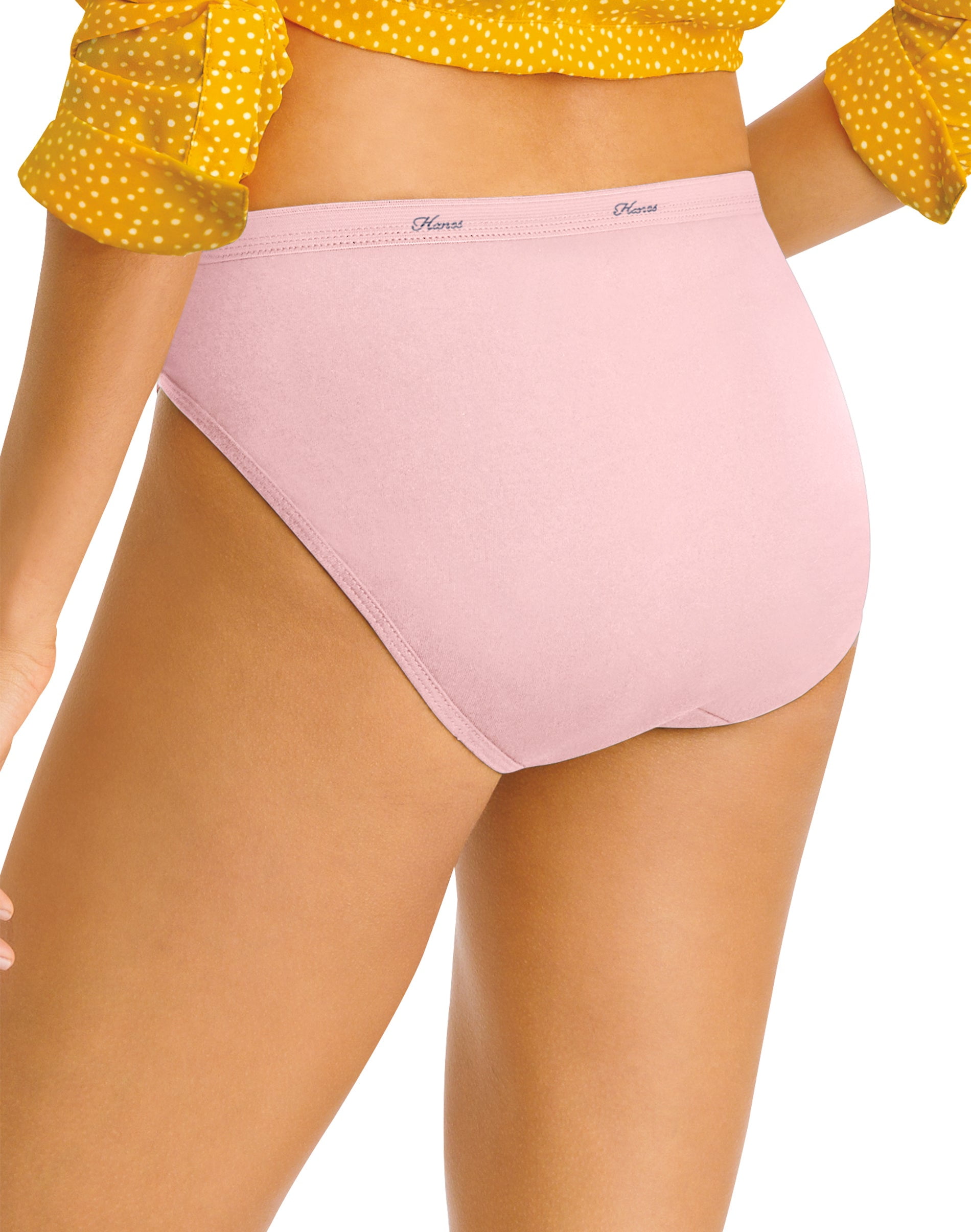 Hanes, Intimates & Sleepwear, Hanes Women Panties 9 Pairs High Cut Low  Waist Various Colors Cotton Nwot