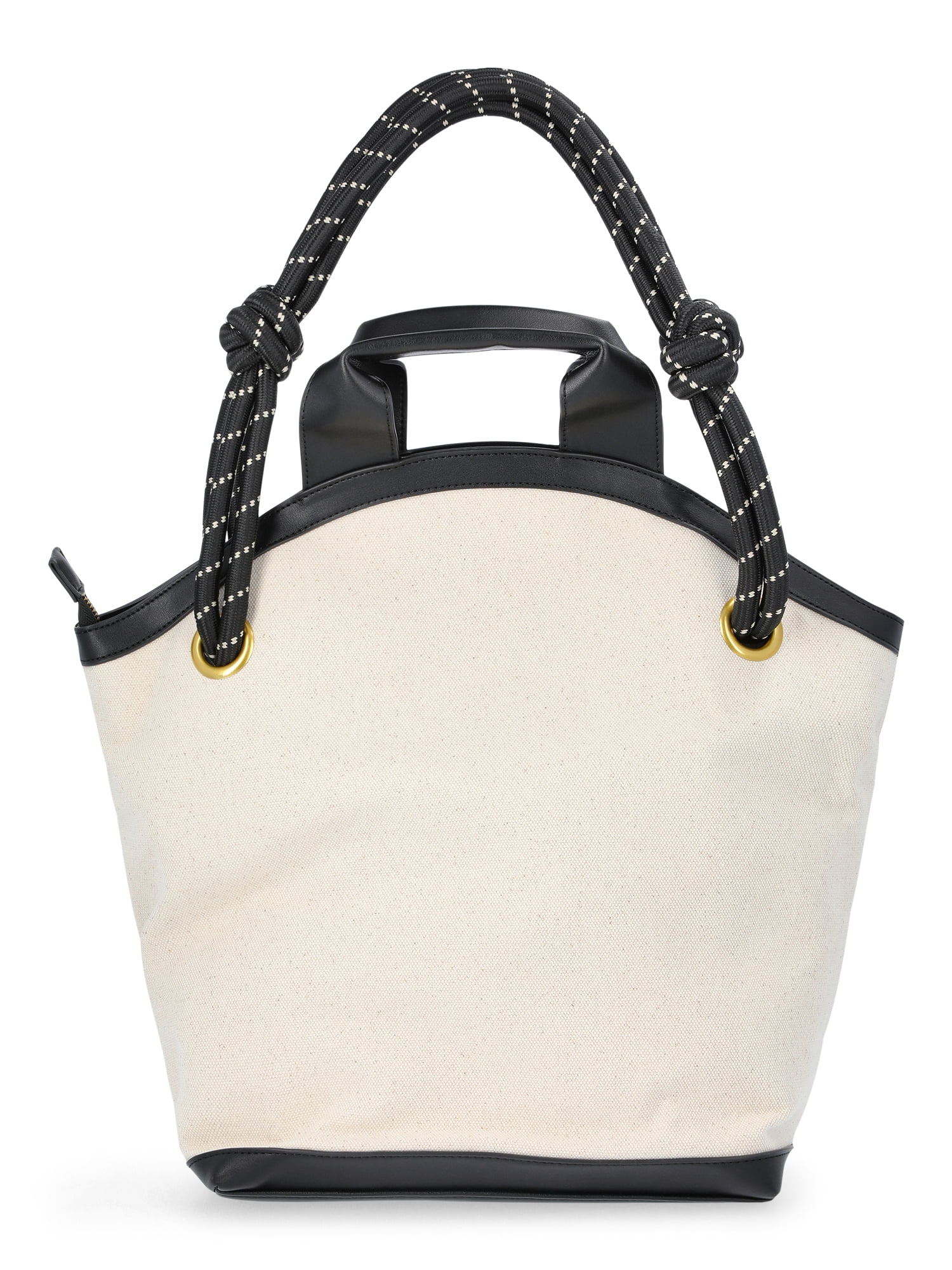 Free Assembly Women's Canvas Tote Bag, Natural