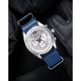 thumbnail image 4 of Nylon Watch Straps, Thick G10 Ballistic Multicolored for Men/Women, 1824 mm, Blue, 4 of 5