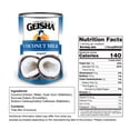 thumbnail image 2 of GEISHA Coconut Milk 13.5 FL OZ. (Pack of 12), Original Coconut milk | No Trans Fat － No Sugar Added － Gluten Free－Dairy Alternative Coffee Creamer－Made in Thailand, 2 of 5