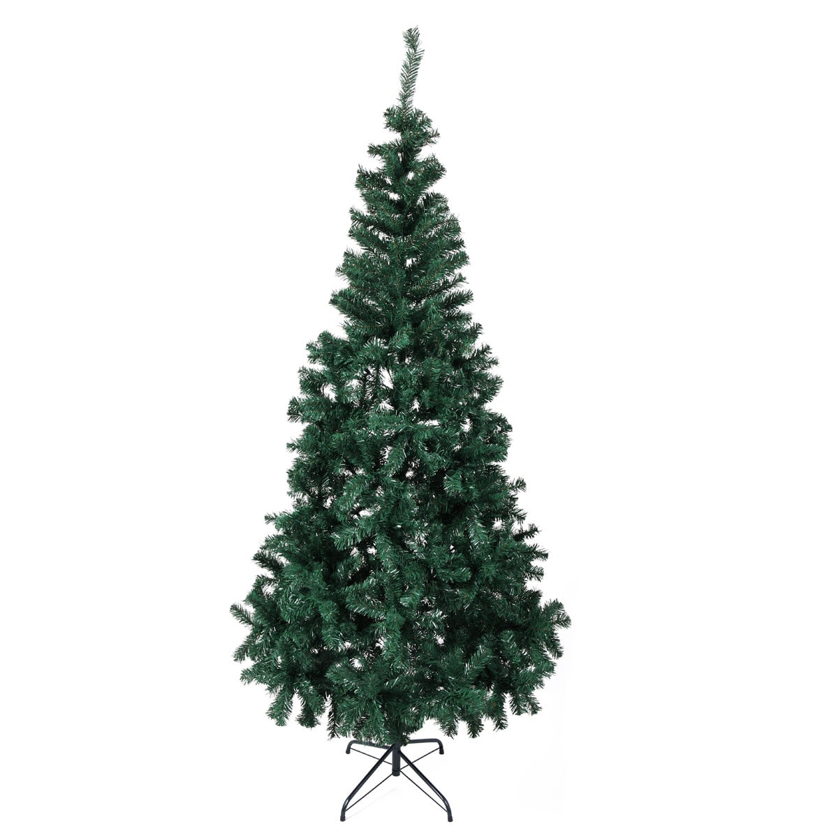 Kepooman 7ft Artificial Christmas Tree with Solid Stand, Christmas Festival Decorations for Indoor - Green Kepooman 7ft Artificial Christmas Tree with Solid Stand, Christmas Festival Decorations for Indoor - Green