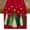 Rouge, variante sur Chemin de Table de Noël 13x72 Pouces, Arbres de Noël Flocons de Neige Décoration de Table de Ferme pour Cuisine Salle à Manger, Décoration de Dîner Intérieur Extérieur (Vert) GT152-72
