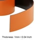 thumbnail image 3 of 2 Pcs Tira Magnética Borrable 1 Pulgada x 3.3 Pies Etiquetas de Hoja Magnética Escritable Naranja, 3 of 4